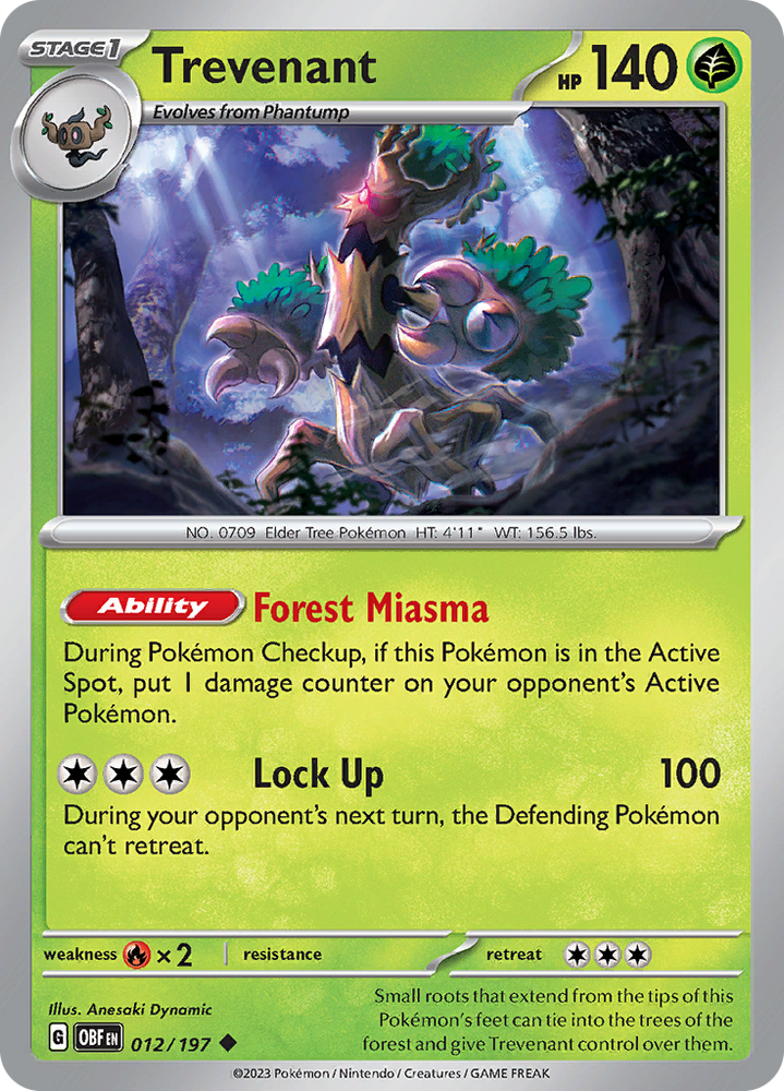 Trevenant (008/108) [Scarlet & Violet: Obsidian Flames]