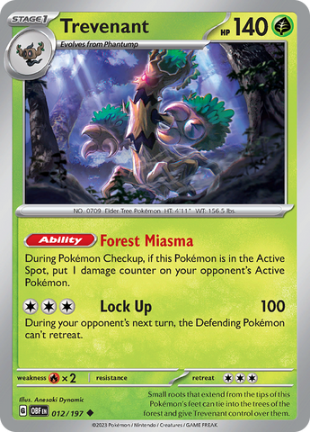 Trevenant (008/108) [Scarlet & Violet: Obsidian Flames]