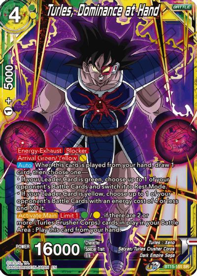 Turles, Dominance at Hand [BT15-151]