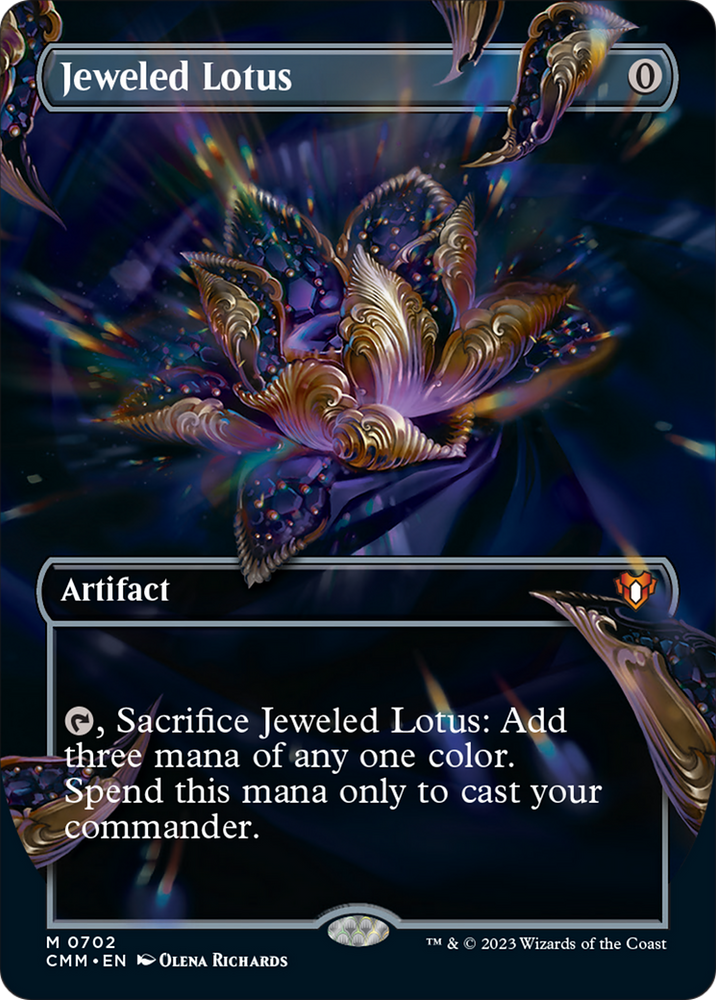 Jeweled Lotus (Borderless Alternate Art) [Commander Masters]