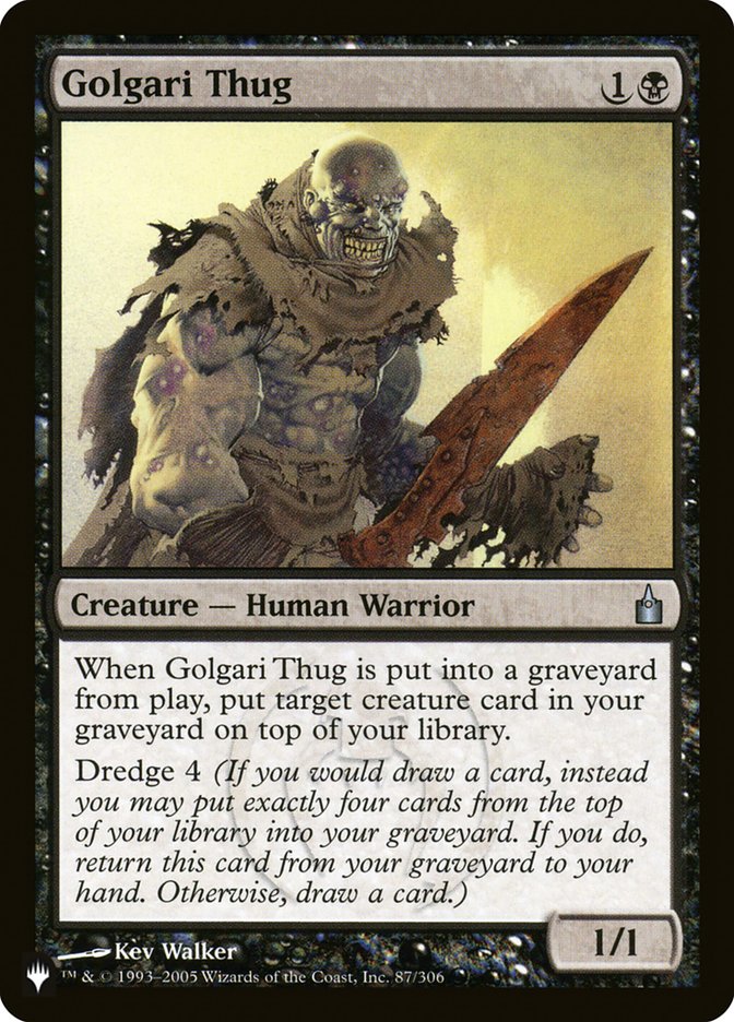 Golgari Thug [The List] (LRAV 87)
