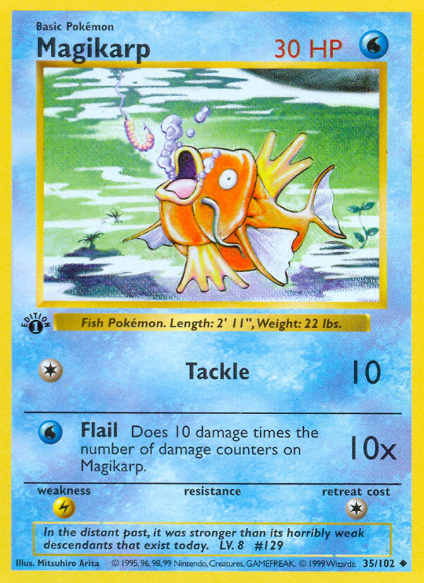 Magikarp (35/102) [Base Set 1st Edition]
