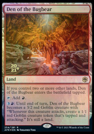 Den of the Bugbear [Dungeons & Dragons: Adventures in the Forgotten Realms Prerelease Promos] (PAFR 254)
