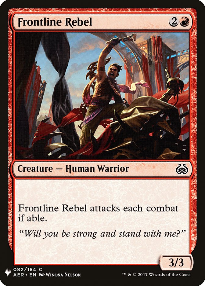 Frontline Rebel [Mystery Booster] (MB1 940)