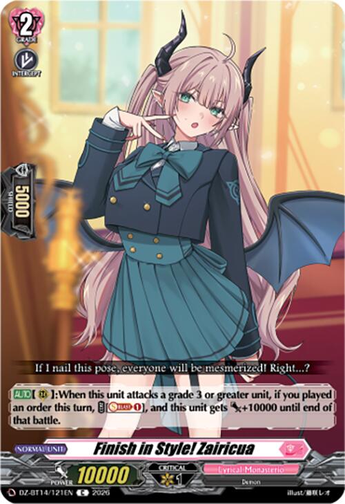 Finish in Style! Zairicua (DZ-BT14/121EN) [Envoys of the Crimson Moon]