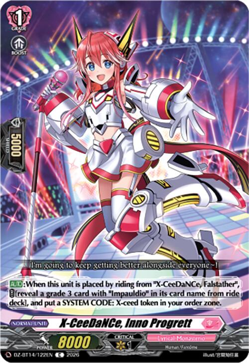 X-CeeDaNCe, Inno Progrett (DZ-BT14/122EN) [Envoys of the Crimson Moon]