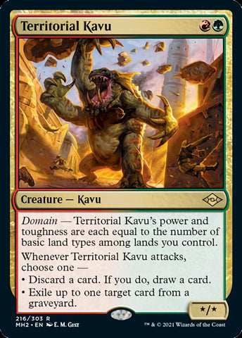 Territorial Kavu [Modern Horizons 2] (MH2 216)
