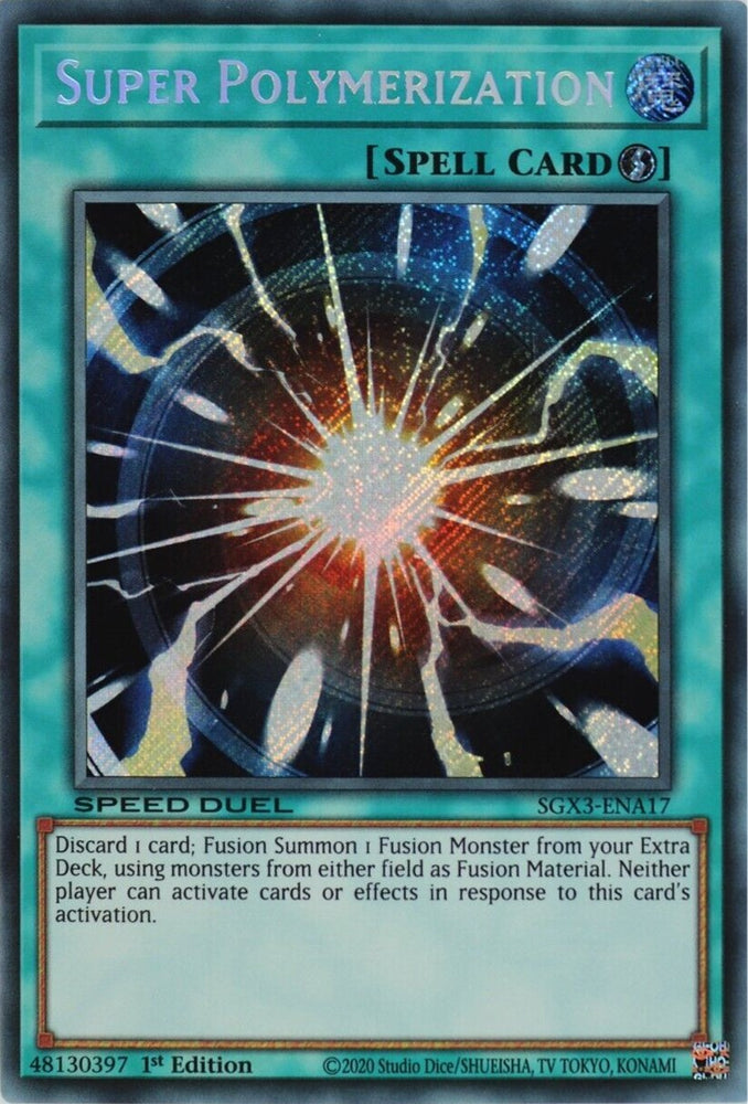 Super Polymerization (Secret Rare) [SGX3-ENA17] Secret Rare