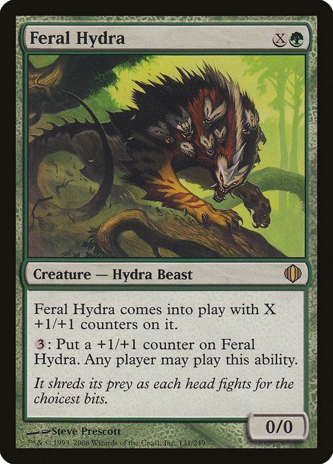 Feral Hydra (Oversized) [Oversize Cards] (ALA 131)