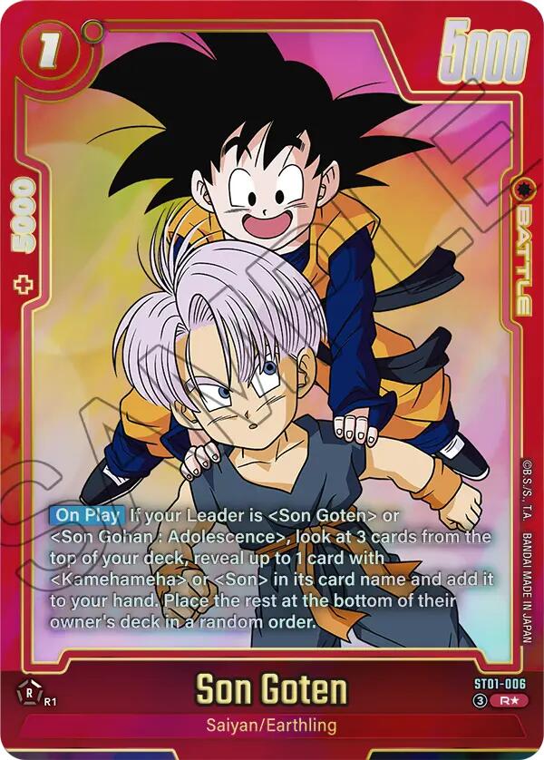 Son Goten (ST01-006) (Alternate Art) [Story Booster 01]