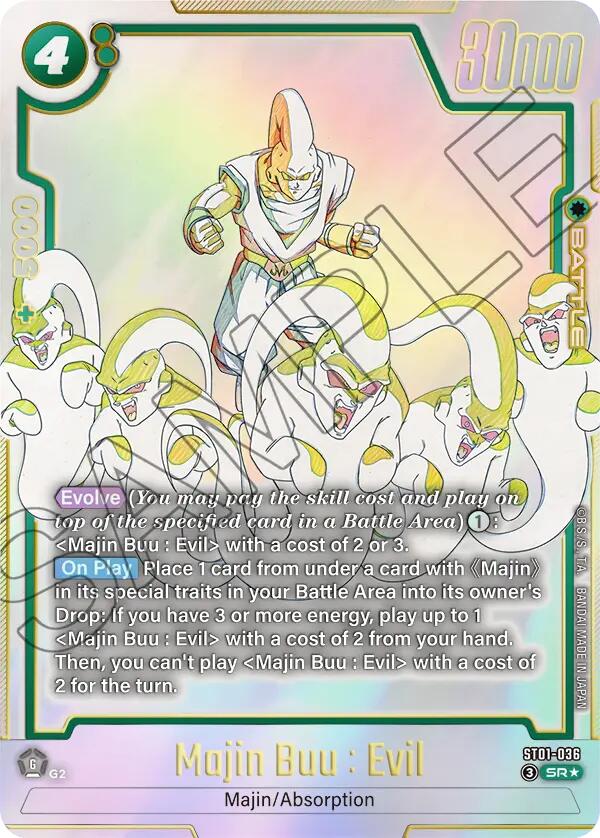 Majin Buu : Evil (ST01-036) (Alternate Art) [Story Booster 01]