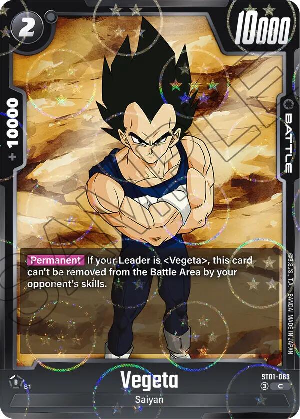 Vegeta (ST01-063) (Dragon Ball Pattern) [Story Booster 01]