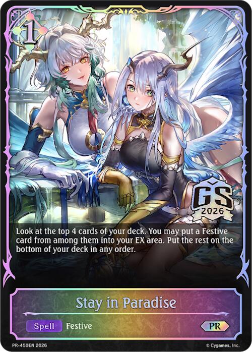 Stay in Paradise (PR-450EN) (PR-450EN) [Promotional Cards]
