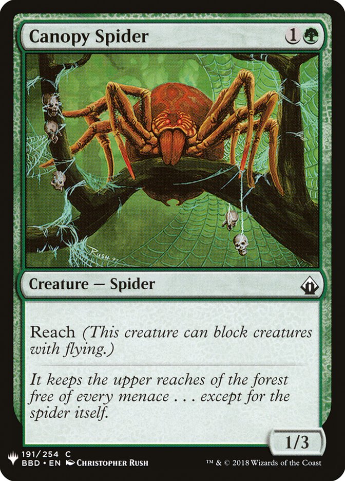 Canopy Spider [Mystery Booster] (MB1 1154)