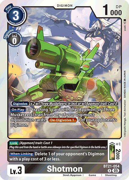 Shotmon [BT21-054] [Limited Card Pack -Final Crest-]