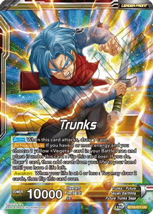 Trunks // SSB Vegeta & SS Trunks, Father-Son Onslaught [BT16-071]