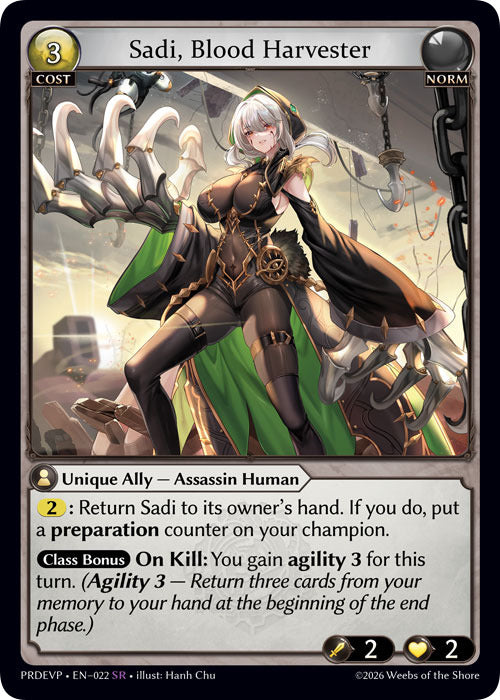 Sadi, Blood Harvester (22) [.asphodel/paradise Event Pack]