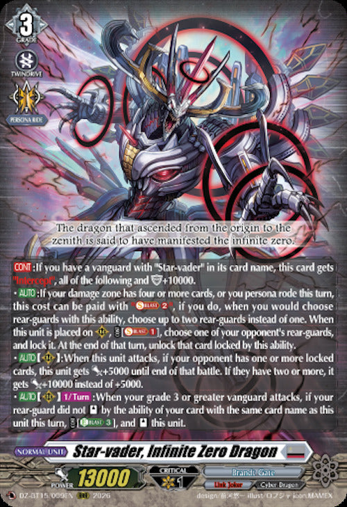 Star-vader, Infinite Zero Dragon (DZ-BT15/009EN) [Strike of Illusionary Shadows]