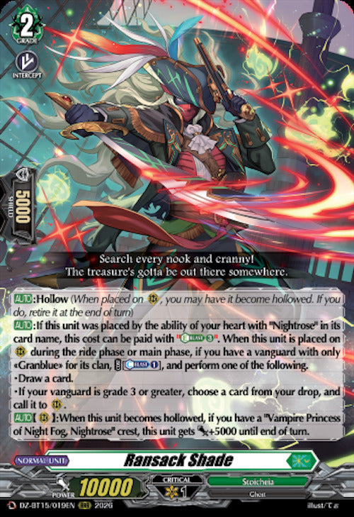 Ransack Shade (DZ-BT15/019EN) [Strike of Illusionary Shadows]