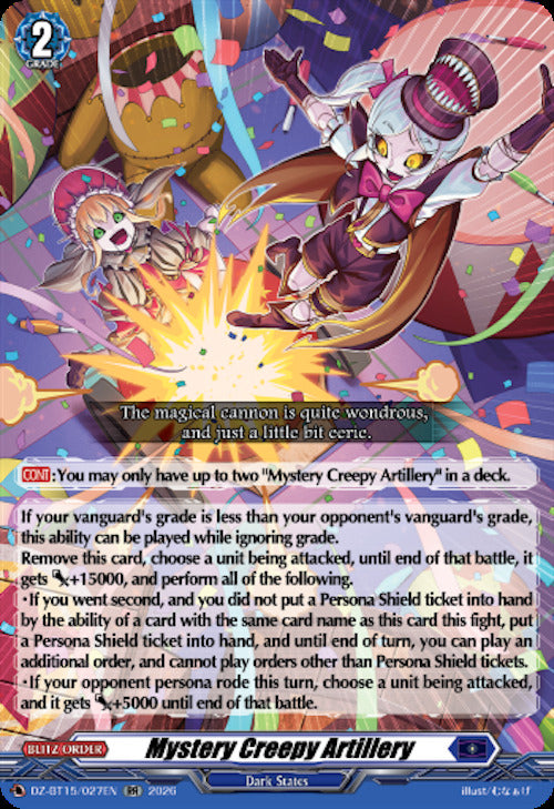 Mystery Creepy Artillery (DZ-BT15/027EN) [Strike of Illusionary Shadows]