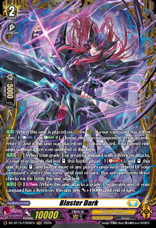 Blaster Dark (DZ-BT15/FR28EN) [Strike of Illusionary Shadows]