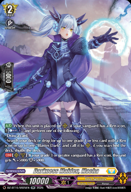 Darkness Maiden, Macha (DZ-BT15/SR25EN) [Strike of Illusionary Shadows]