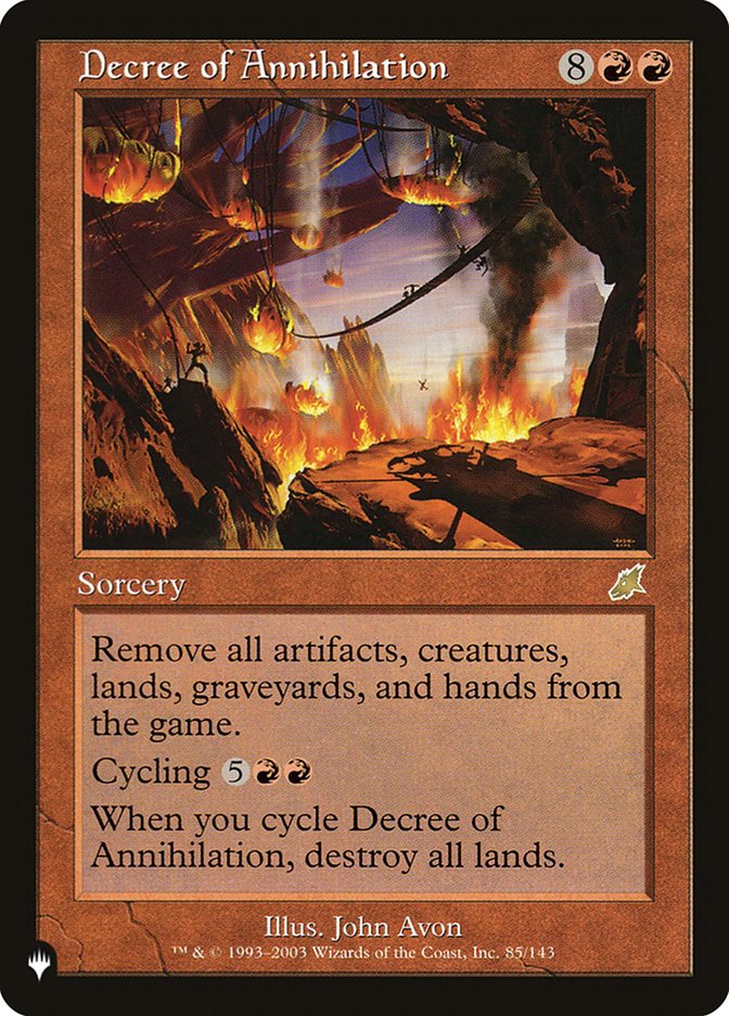 Decree of Annihilation [The List] (LSCG 85)