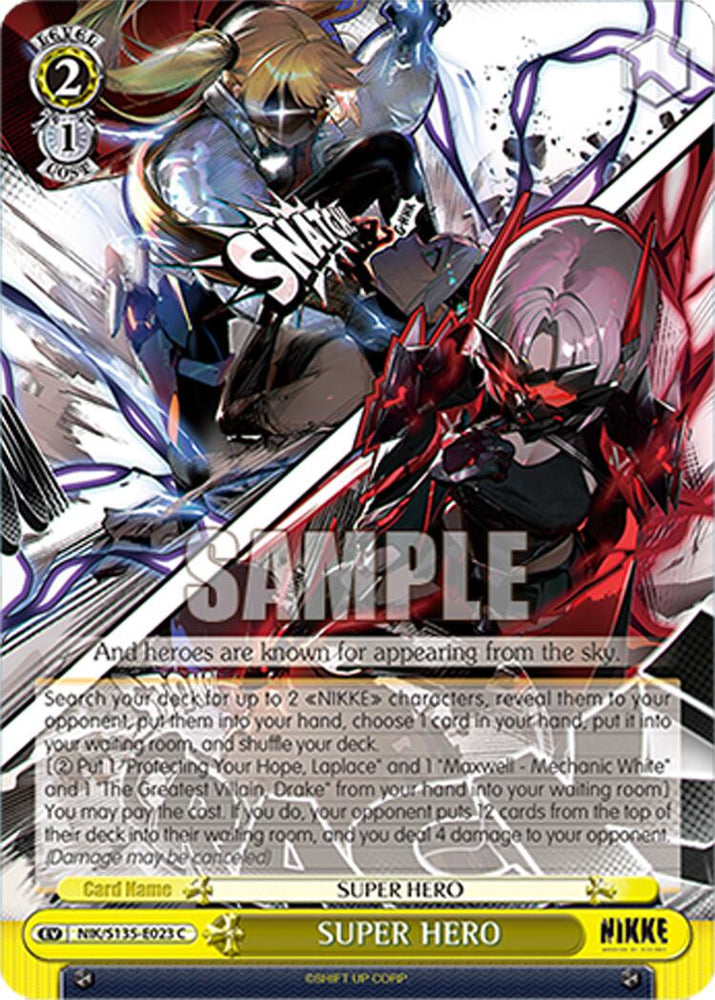 SUPER HERO (NIK/S135-E023) [GODDESS OF VICTORY: NIKKE Vol.2]