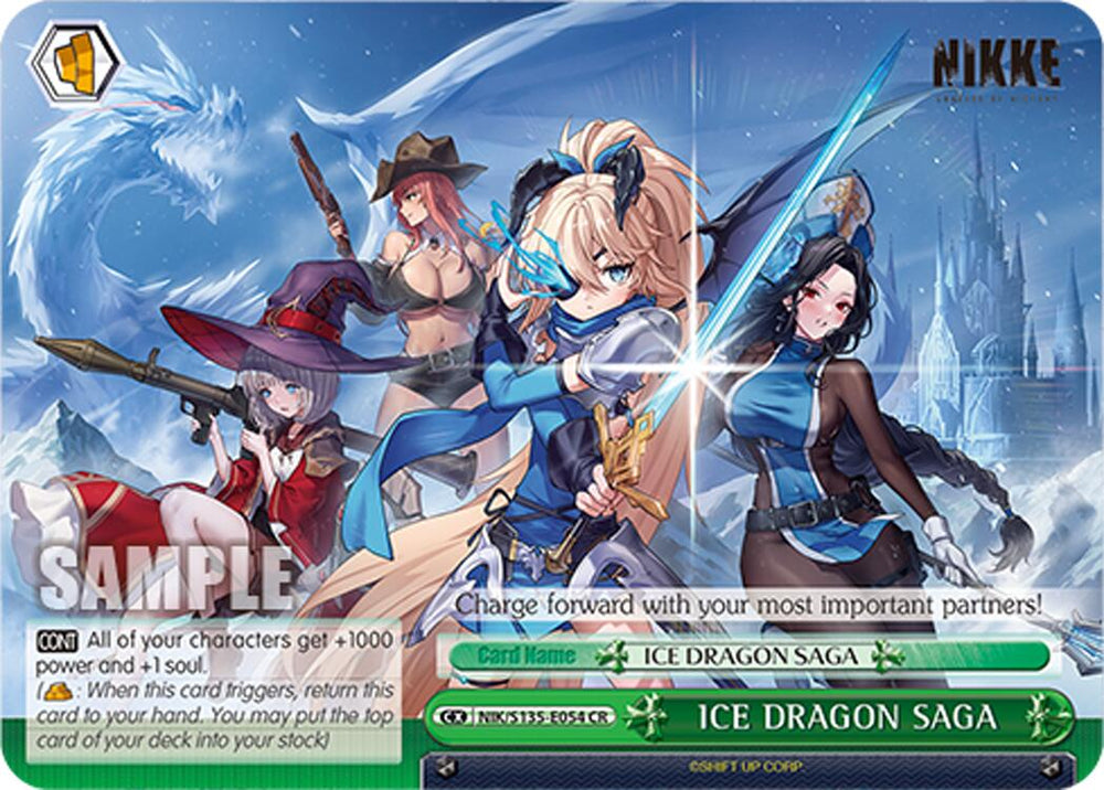 ICE DRAGON SAGA (NIK/S135-E054) [GODDESS OF VICTORY: NIKKE Vol.2]