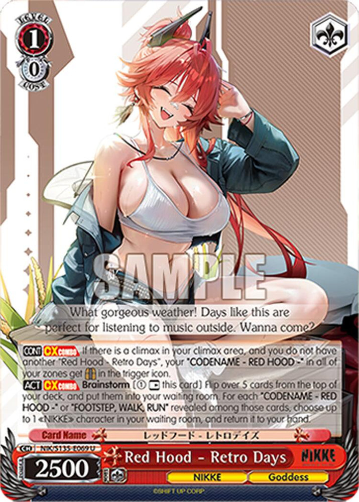 Red Hood - Retro Days (NIK/S135-E069) [GODDESS OF VICTORY: NIKKE Vol.2]