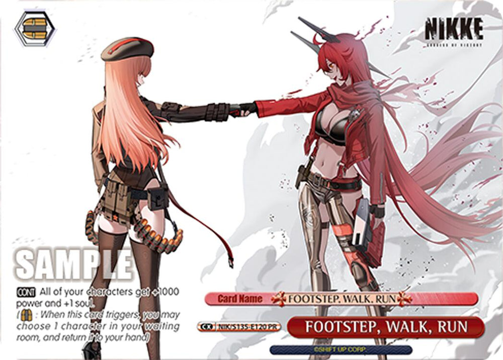 FOOTSTEP, WALK, RUN (NIK/S135-E120) (PR) [GODDESS OF VICTORY: NIKKE Vol.2]