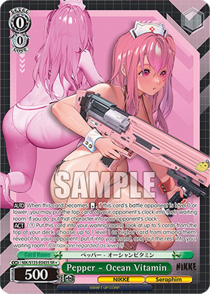 Pepper - Ocean Vitamin (NIK/S135-E043S) (SR) [GODDESS OF VICTORY: NIKKE Vol.2]