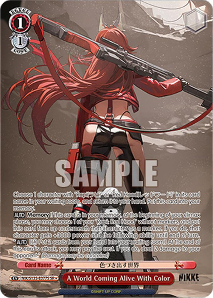 A World Coming Alive With Color (NIK/S135-E077S) (SR) [GODDESS OF VICTORY: NIKKE Vol.2]