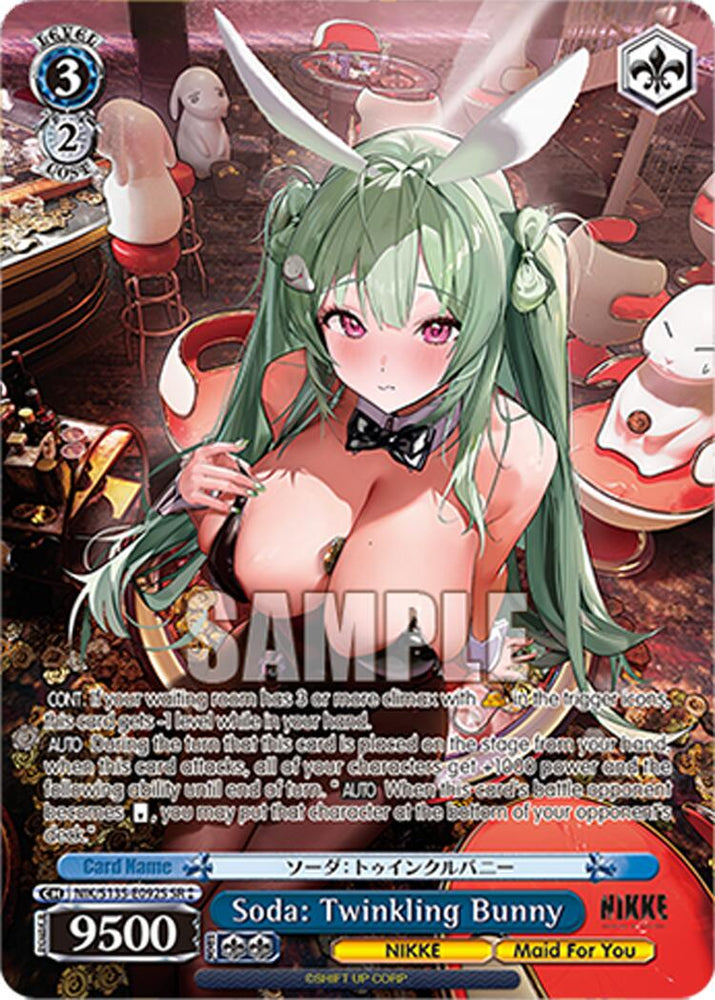 Soda: Twinkling Bunny (NIK/S135-E092S) (SR) [GODDESS OF VICTORY: NIKKE Vol.2]
