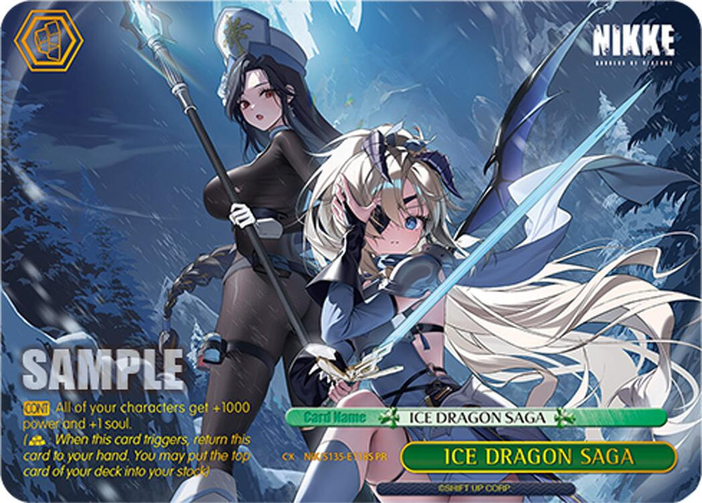ICE DRAGON SAGA (NIK/S135-E118S) (PR) (Foil) [GODDESS OF VICTORY: NIKKE Vol.2]