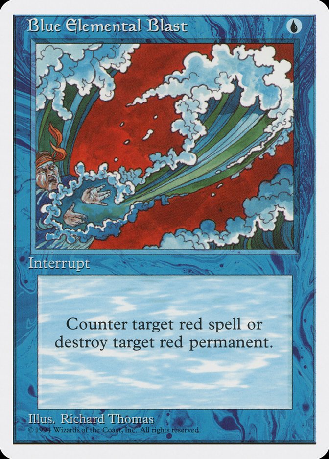 Blue Elemental Blast [Magazine Inserts] (PMEI 5)