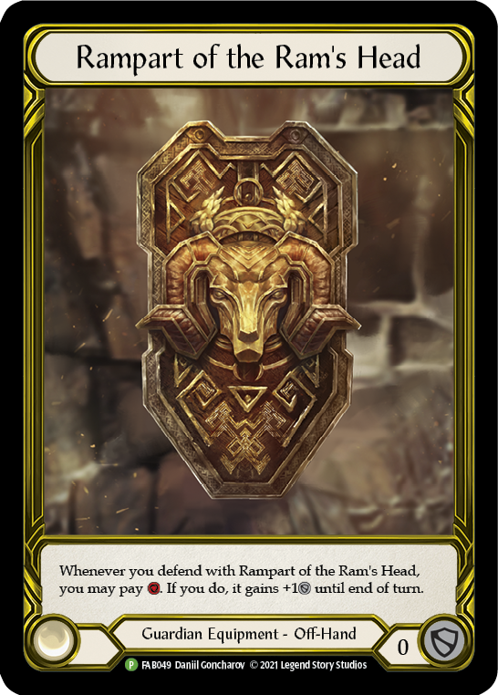 Rampart of the Ram's Head [FAB049] (Promo)  Cold Foil