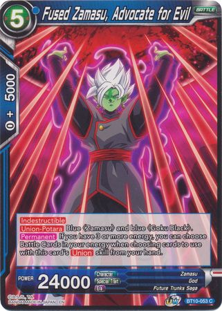 Fused Zamasu, Advocate for Evil [BT10-053]