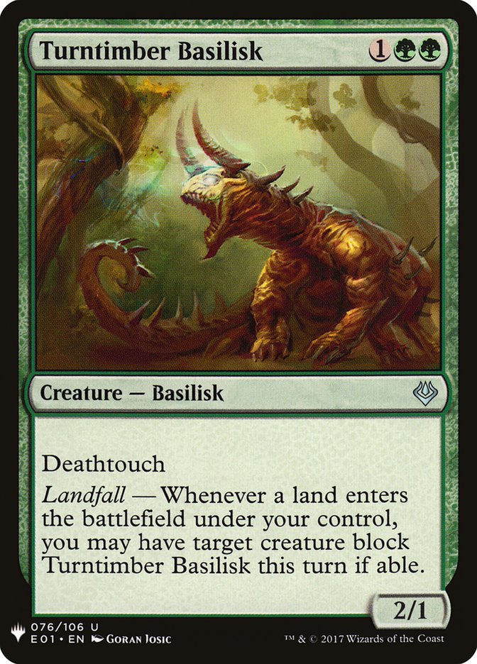 Turntimber Basilisk [Mystery Booster] (MB1 1365)