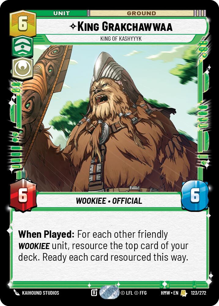 King Grakchawwaa - King of Kashyyyk (123/272) (123/272) [Homeworlds]