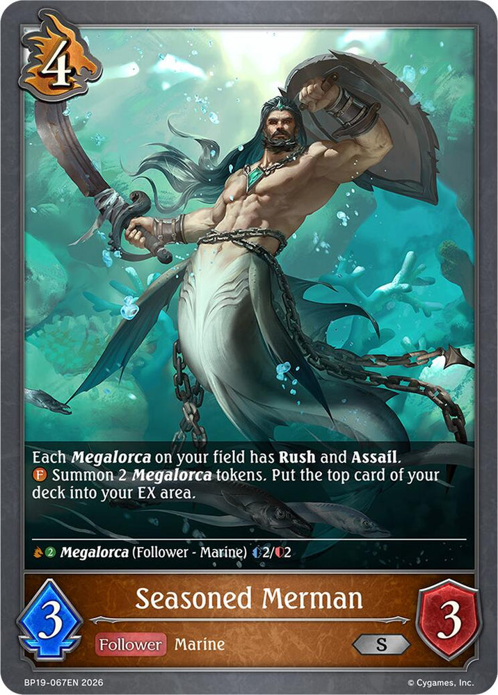 Seasoned Merman (BP19-067EN) [Eightfold Retribution]