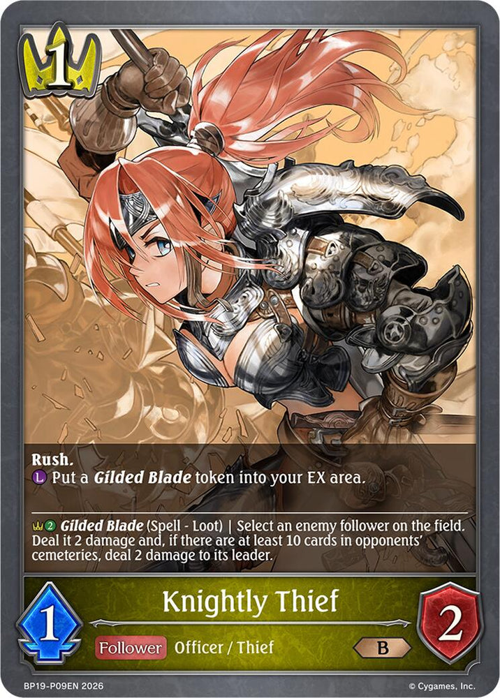 Knightly Thief - P09EN (Foil) (BP19-P09EN) [Eightfold Retribution]