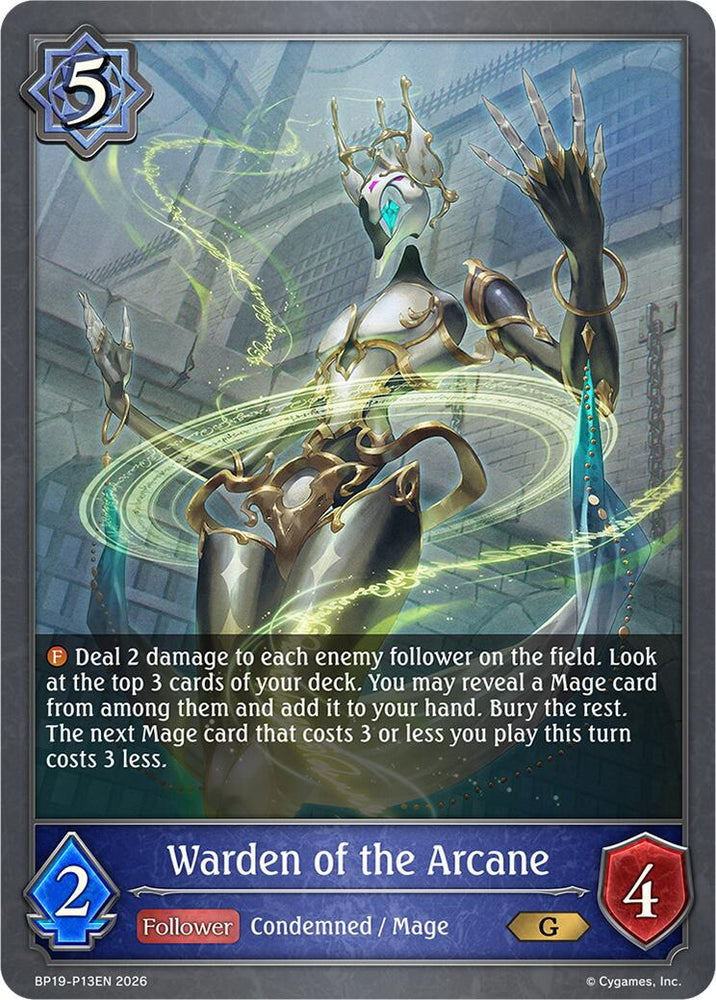 Warden of the Arcane - P13EN (Foil) (BP19-P13EN) [Eightfold Retribution]