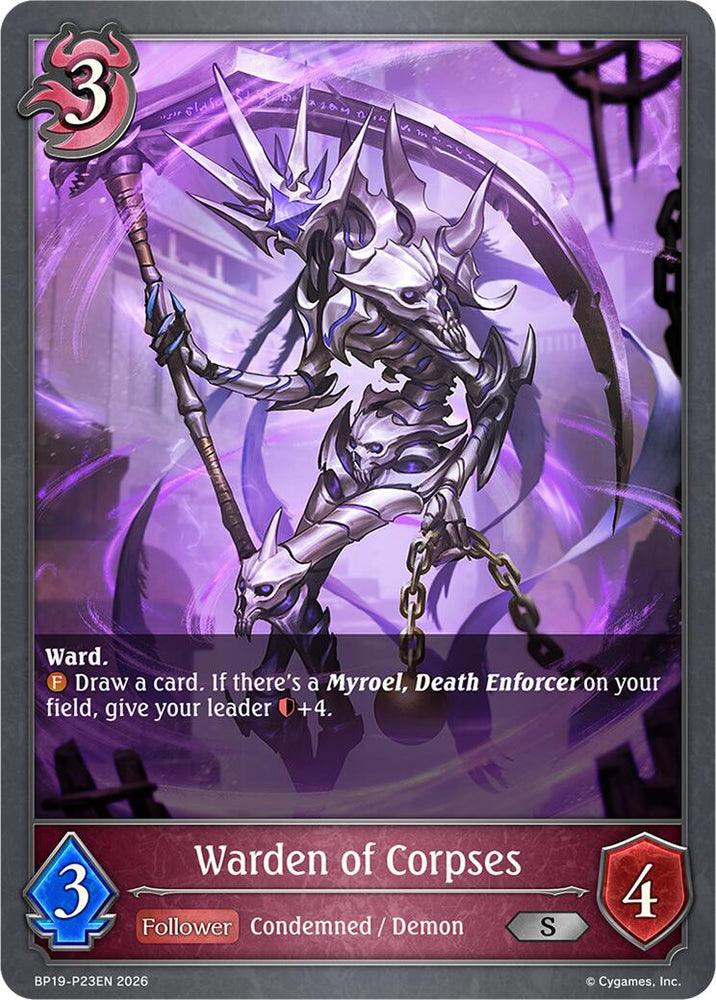 Warden of Corpses - P23EN (Foil) (BP19-P23EN) [Eightfold Retribution]