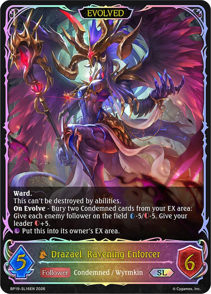 Drazael, Ravening Enforcer (Evolved) (BP19-SL16EN) [Eightfold Retribution]
