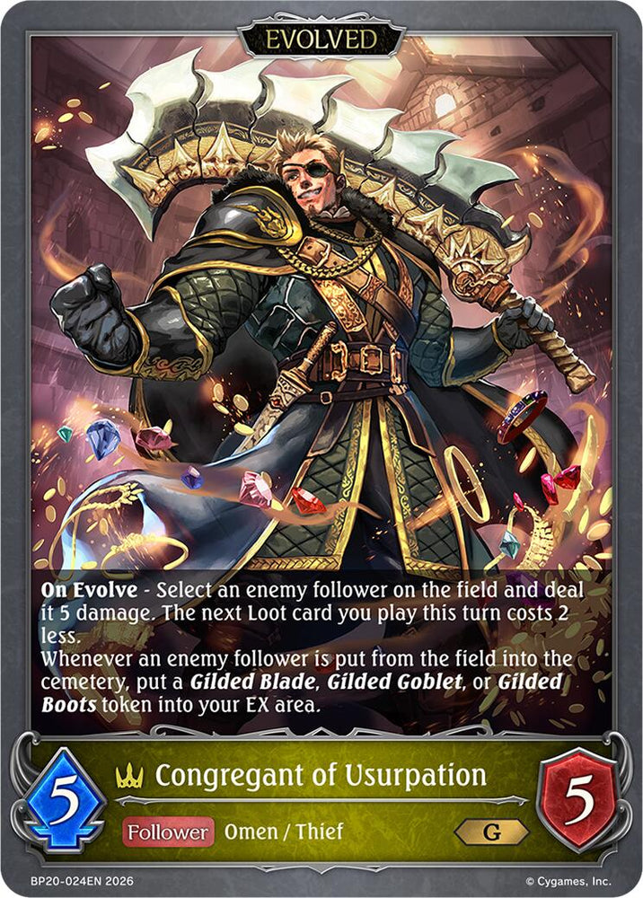 Congregant of Usurpation (Evolved) (BP20-024EN) [Omens and Heirs]
