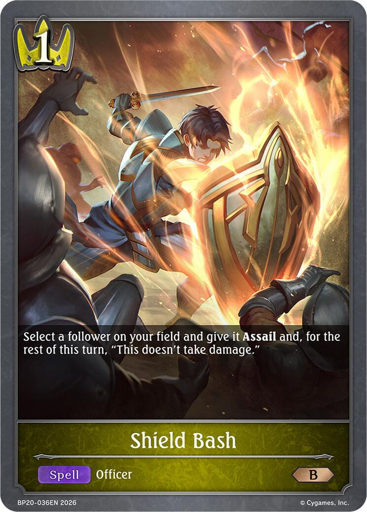 Shield Bash (BP20-036EN) [Omens and Heirs]