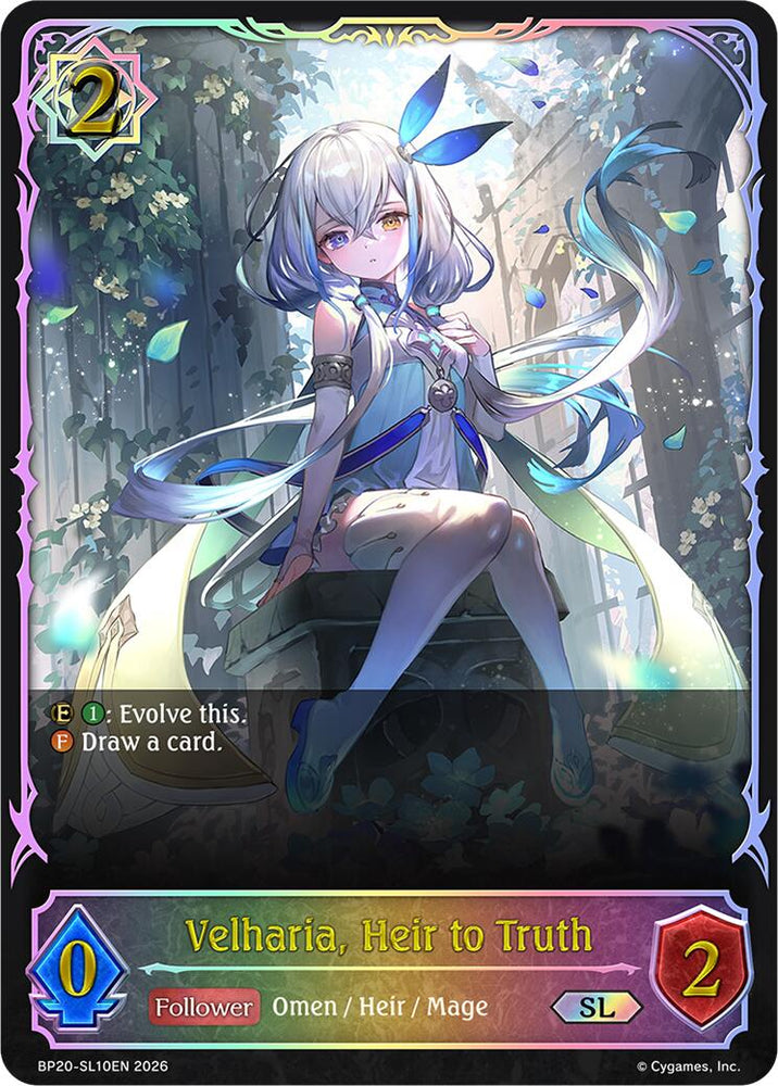 Velharia, Heir to Truth (BP20-SL10EN) [Omens and Heirs]