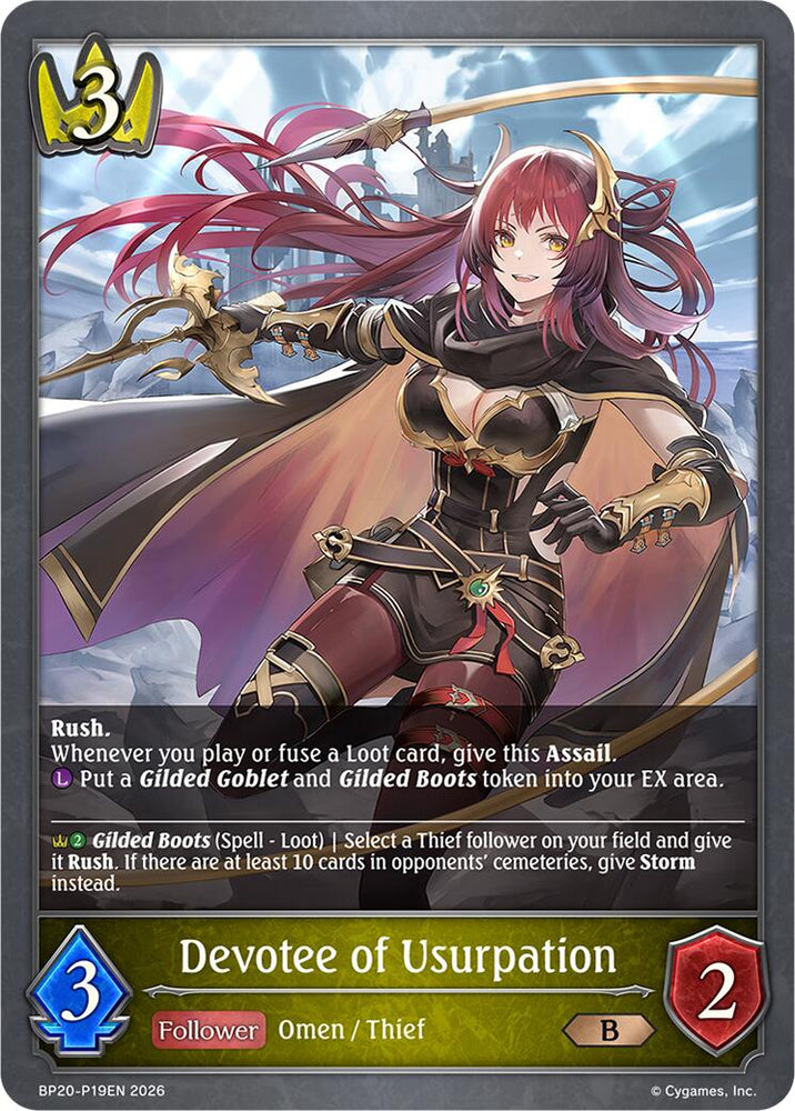 Devotee of Usurpation - P19EN (Foil) (BP20-P19EN) [Omens and Heirs]