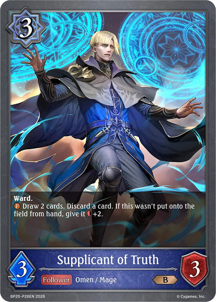 Supplicant of Truth - P26EN (Foil) (BP20-P26EN) [Omens and Heirs]